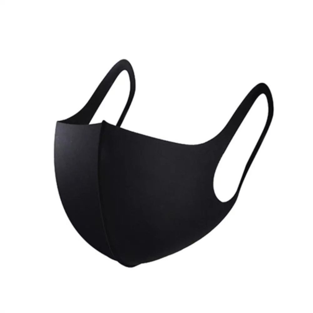 Washable Reusable Face Mask Black 3pk